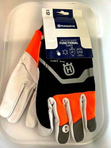 Husqvarna chainsaw gloves - chainsaw,