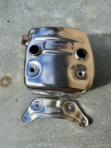 New stainless steel exhaust - new,