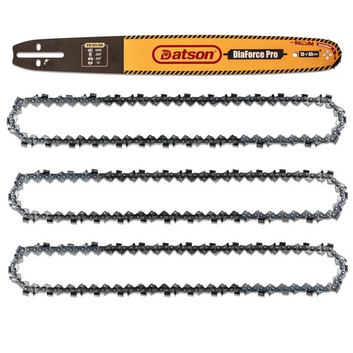 Chainsaw guide bar chains - 18", bar&chains