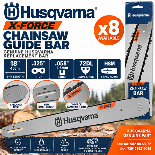 Husqvarna force chainsaw - 18",